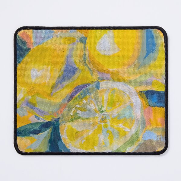 Item preview, Juicy Fresh Lemons Still Life Painting designed and sold by Mariamoart.