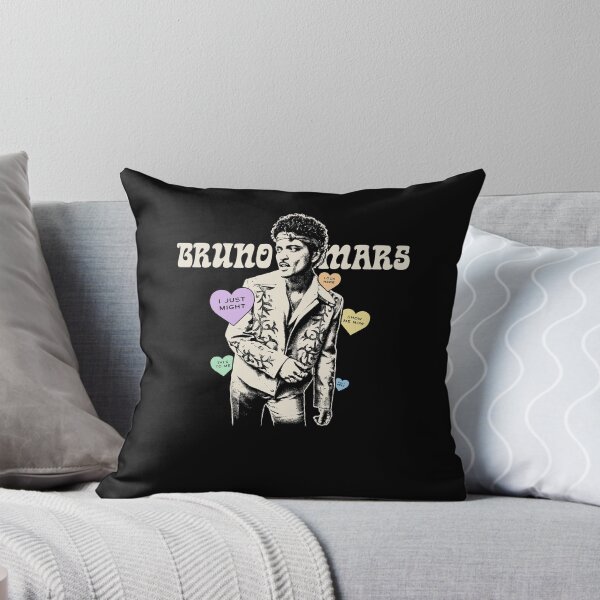 Item preview, Bruno I Just Might Retro Heart Music Fan Vintage Art designed and sold by Mind-Drift.