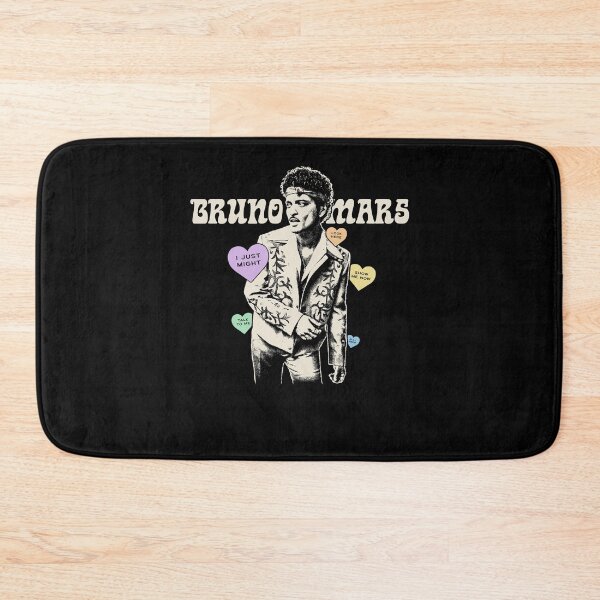 Item preview, Bruno I Just Might Retro Heart Music Fan Vintage Art designed and sold by Mind-Drift.
