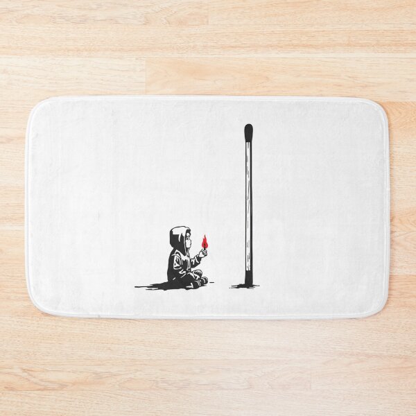 Item preview, The Giant Match – Minimalist Stencil Art designed and sold by Cavalier-org.