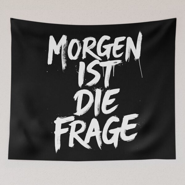 Item preview, Spray art Techno Dj gift | MORGEN IST DIE FRAGE | TOMORROW IS THE QUESTION  designed and sold by paulo silveira.
