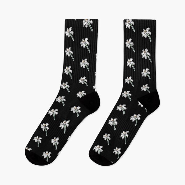 Item preview, Minimalist Lily Line Art on Black designed and sold by Dyche Studio.