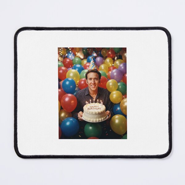 Item preview, Nicolas cage birthday balloon balloons gift cake memes happy Funny prank meme  weird  designed and sold by CheeseBlueprint.