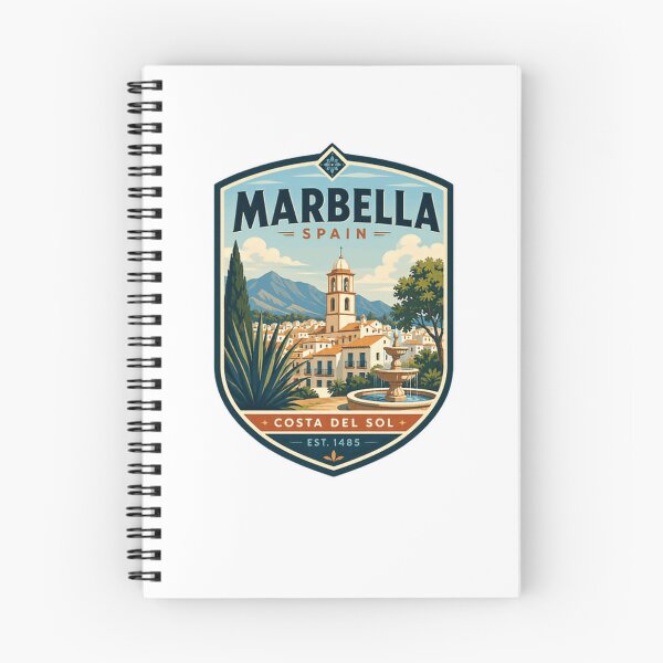 Item preview, Marbella Spain Costa Del Sol Est. 1485 Travel Destination Souvenir designed and sold by Star3NowForMe.