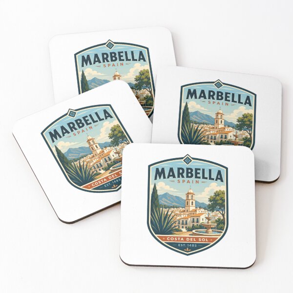 Item preview, Marbella Spain Costa Del Sol Est. 1485 Travel Destination Souvenir designed and sold by Star3NowForMe.