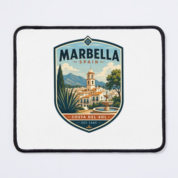 Item preview, Marbella Spain Costa Del Sol Est. 1485 Travel Destination Souvenir designed and sold by Star3NowForMe.