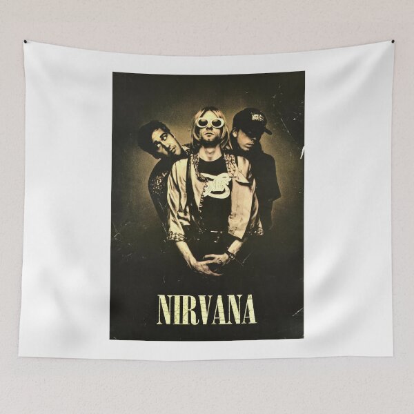 Item preview, Nirvana Vintage Grunge Band Poster – 90s Alternative Rock Aesthetic designed and sold by vlaminnhoo.