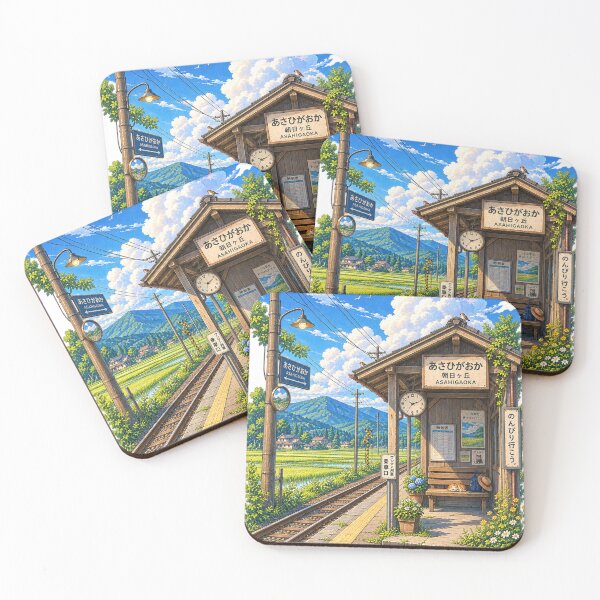 Item preview, COUNTRYSIDE ESCAPE – Japanese Countryside Railway Station designed and sold by NzrProcreate.