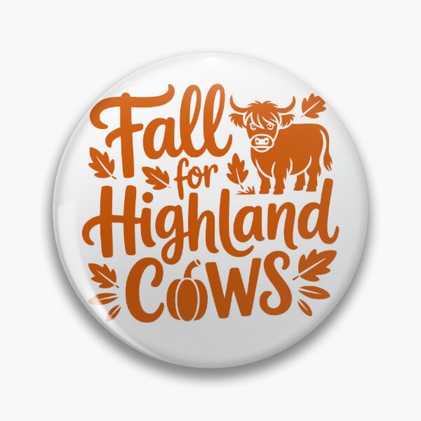 Item preview, Fall for Highland Cows designed and sold by theartfulaspie.