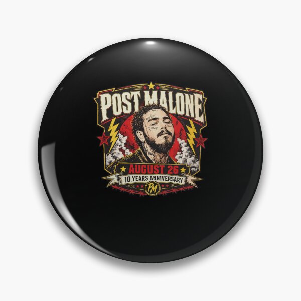 Item preview, Malone August 26 10th Anniversary Hiphop Fan designed and sold by Mind-Drift.