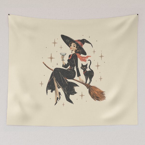 Item preview, Midcentury Witch designed and sold by Caring Hearts.
