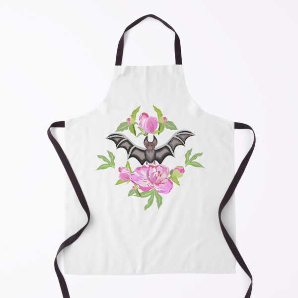 Item preview, Gothic Bat and Pink Roses Floral Design designed and sold by olenapetol.