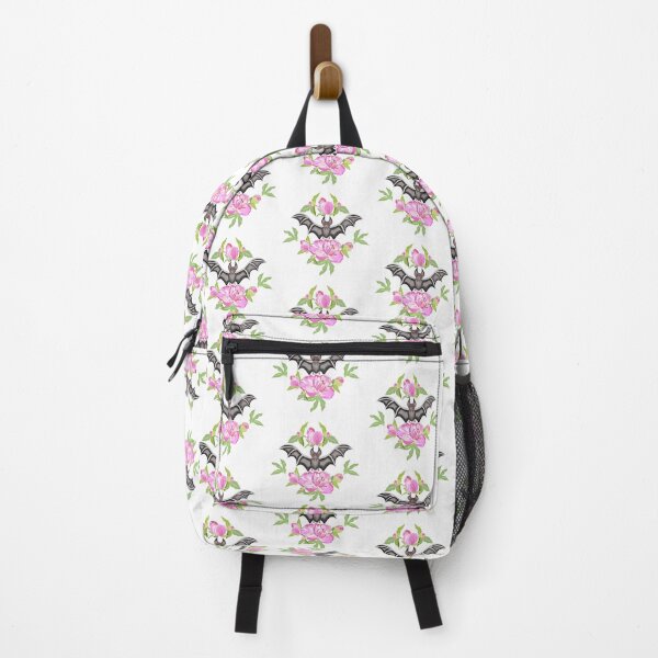 Item preview, Gothic Bat and Pink Roses Floral Design designed and sold by olenapetol.