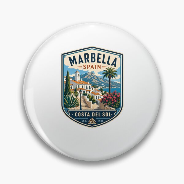Item preview, Marbella Spain Costa Del Sol Est. 1485 Travel Souvenir Vacationer designed and sold by Star3NowForMe.