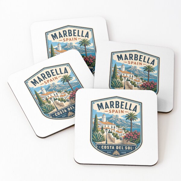 Item preview, Marbella Spain Costa Del Sol Est. 1485 Travel Souvenir Vacationer designed and sold by Star3NowForMe.