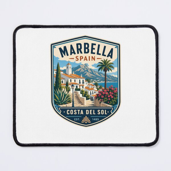 Item preview, Marbella Spain Costa Del Sol Est. 1485 Travel Souvenir Vacationer designed and sold by Star3NowForMe.