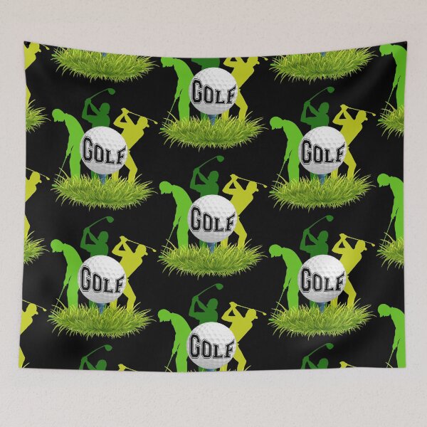 Item preview, Golf Ball and Golfer Silhouettes – Golf Sport Design designed and sold by Szpaku desart .
