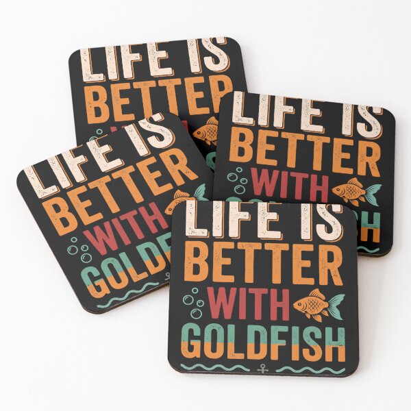 Item preview, Life Is Better With Goldfish Goldfish Owner Fishkeeping Pet Lover designed and sold by w66aboo.