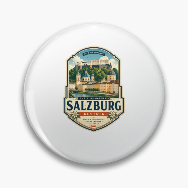 Item preview, Salzburg Austria City Of Mozart The Alps Gateway Travel Destination designed and sold by Star3NowForMe.