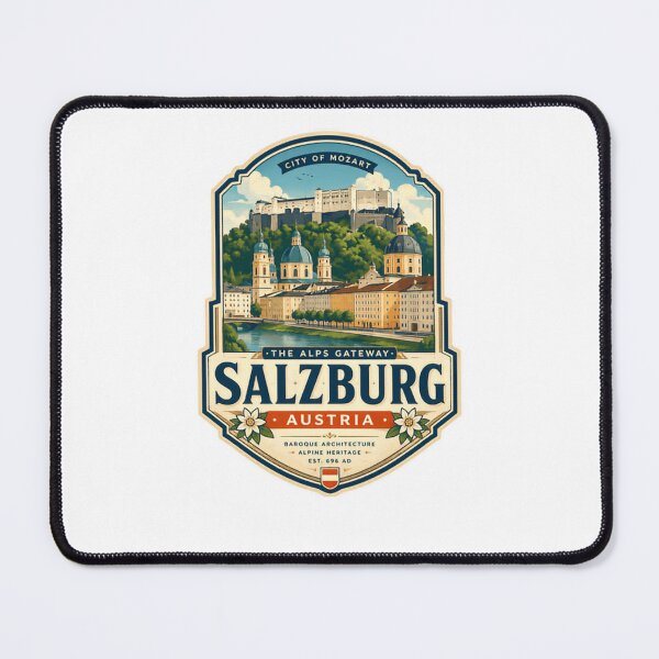 Item preview, Salzburg Austria City Of Mozart The Alps Gateway Travel Destination designed and sold by Star3NowForMe.