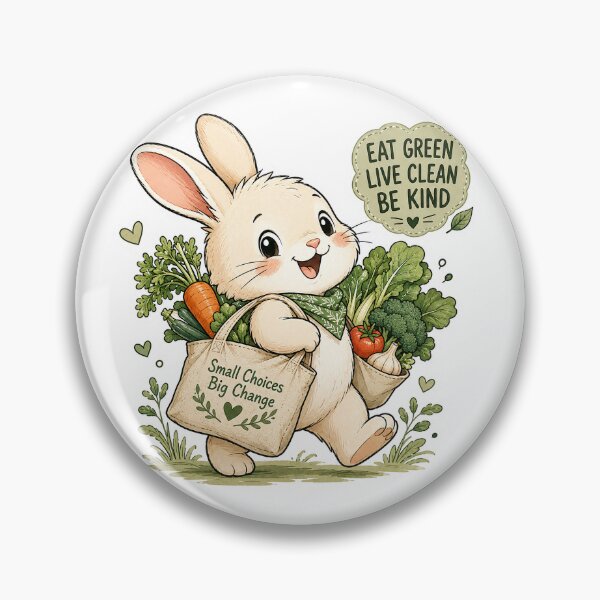 Item preview, Eat Green, Live Clean, Be Kind designed and sold by InkPixell.
