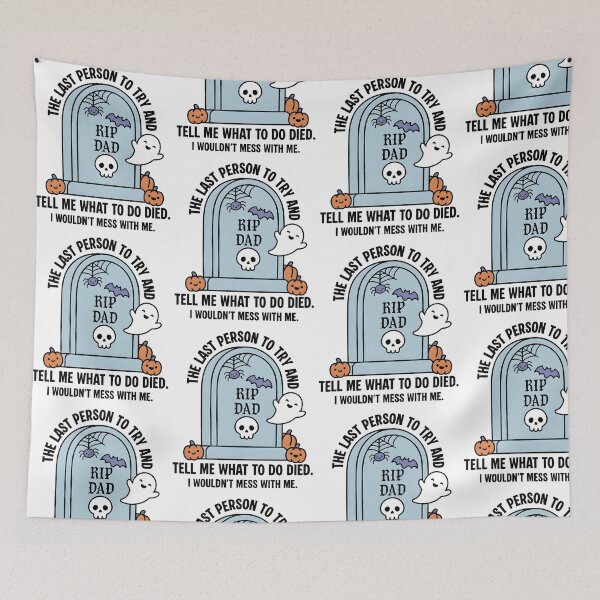 Item preview, Humorous Halloween Tombstone Quote Design designed and sold by cerima.