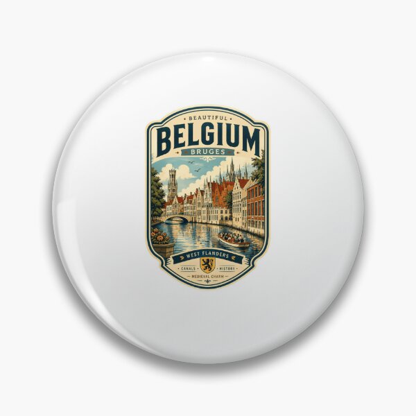 Item preview, Beautiful Belgium Bruges West Flanders Canals History Medieval Charm Travel designed and sold by Star3NowForMe.