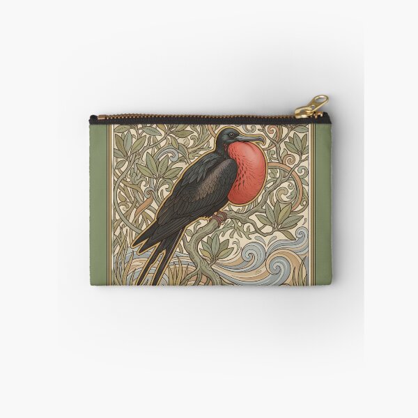 Item preview, Magnificent Frigatebird - Vintage Art Nouveau Botanical Wildlife Print designed and sold by FreiherrPK.