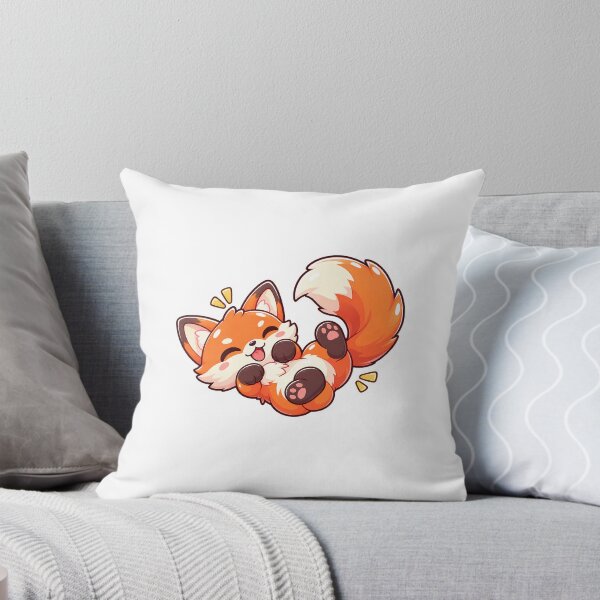 Item preview, Cute Kawaii Fox Doing a Roll designed and sold by RalphWriting68.