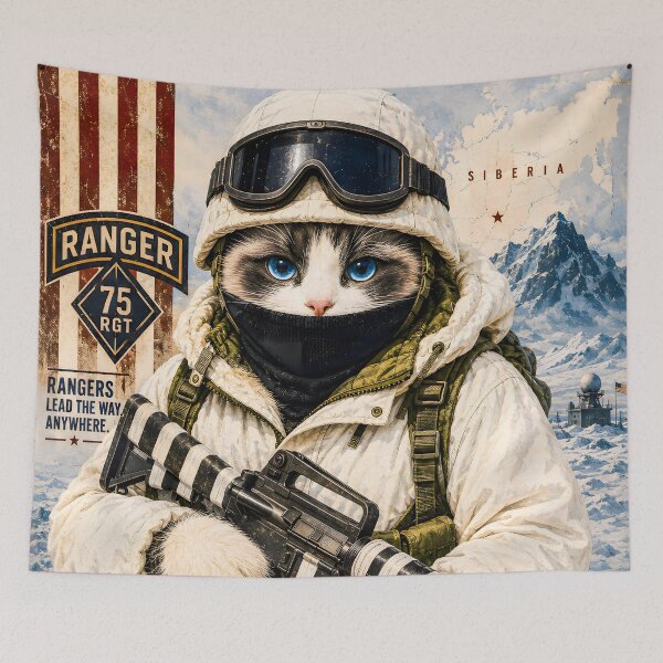 Item preview, Special Forces Cat Posters - US Army 75th Ranger Regiment (USA) designed and sold by OPERATOR-7794.