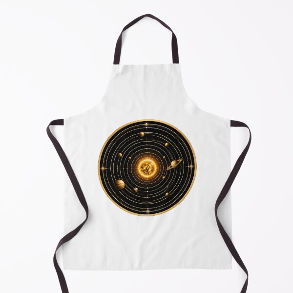 Item preview, Golden Solar System | Luxury Cosmos Astronomy Symbol designed and sold by simaso.