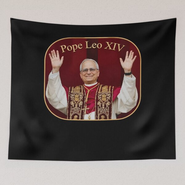 Item preview, Pope Leo XIV Papal Blessing Waving Religious designed and sold by GamtosMintys.