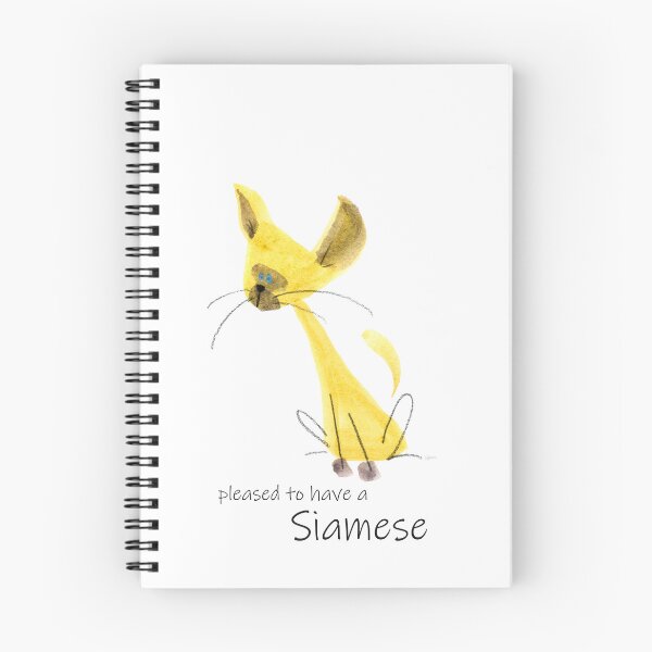 Item preview, Pleased to Have a Siamese — Funny Siamese Cat Art designed and sold by dekewightman.