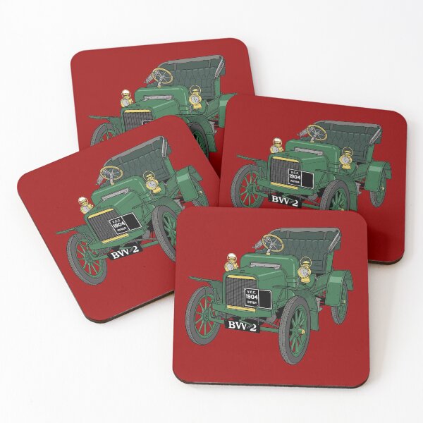 Item preview, 1904 Rover 8HP - Vintage Edwardian Veteran Car Graphic Art designed and sold by FreiherrPK.