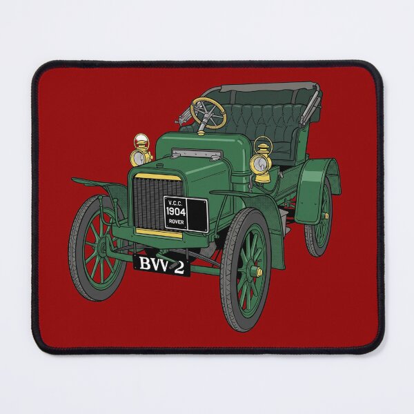 Item preview, 1904 Rover 8HP - Vintage Edwardian Veteran Car Graphic Art designed and sold by FreiherrPK.