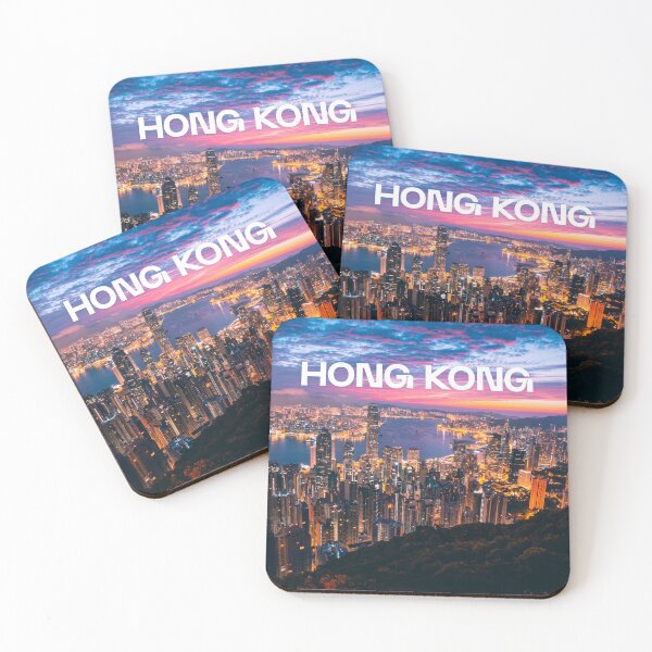 Item preview, Hong Kong Night Skyline Cyberpunk Streetwear Tee designed and sold by ArtisanPrintHk.