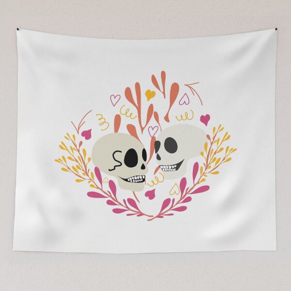 Item preview, Gothic  Skull Floral Emblem designed and sold by olenapetol.