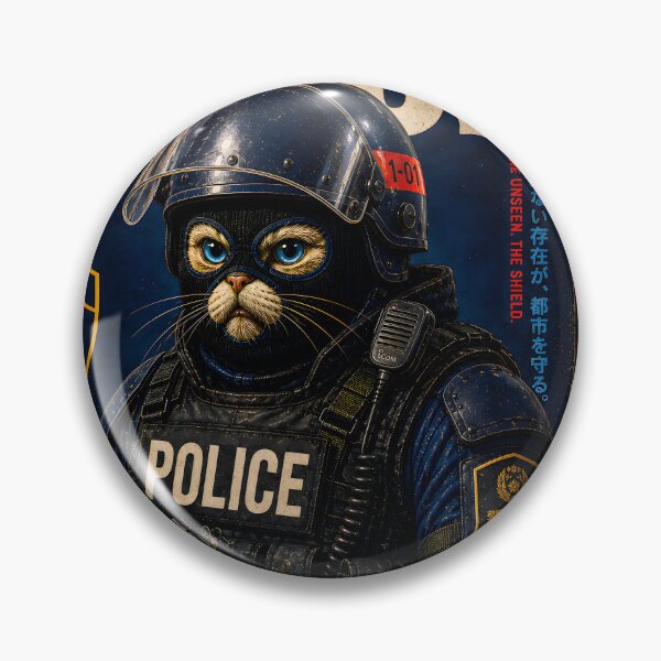 Item preview, Special Forces Cat Posters - Tokyo Metropolitan Police SAP (J) designed and sold by OPERATOR-7794.