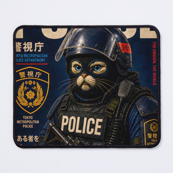 Item preview, Special Forces Cat Posters - Tokyo Metropolitan Police SAP (J) designed and sold by OPERATOR-7794.