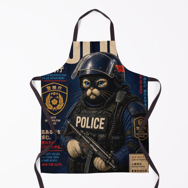 Item preview, Special Forces Cat Posters - Tokyo Metropolitan Police SAP (J) designed and sold by OPERATOR-7794.