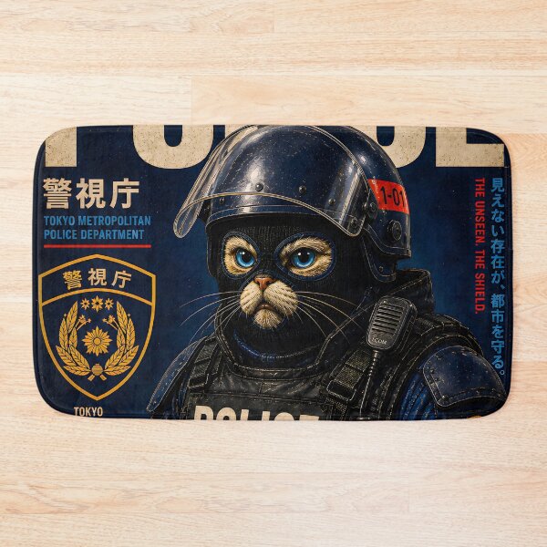 Item preview, Special Forces Cat Posters - Tokyo Metropolitan Police SAP (J) designed and sold by OPERATOR-7794.