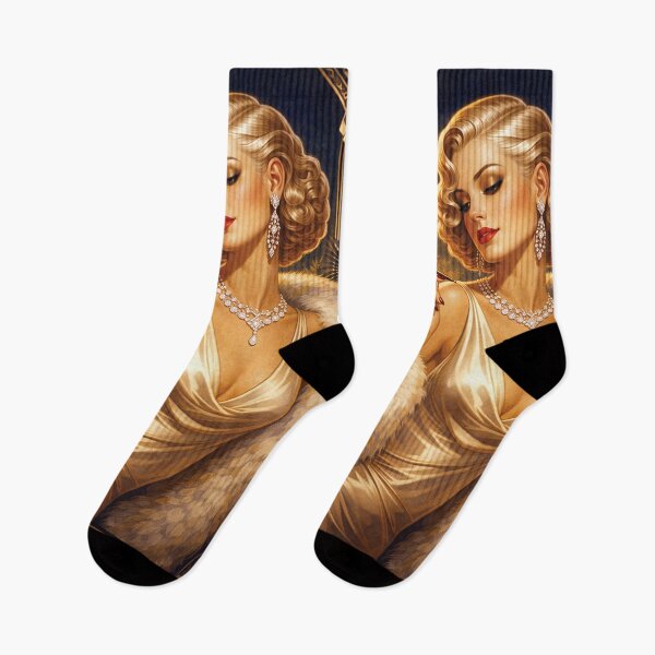 Item preview, Glamorous Woman Smoking a Cigarette – Elegance and Allure designed and sold by GalleryKauffeld.