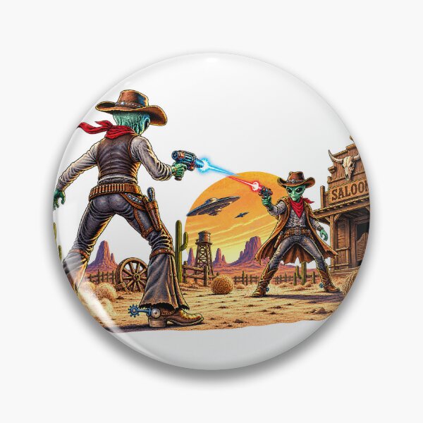Item preview, Alien cowboys as gunslingers designed and sold by Fingolfins Welt.