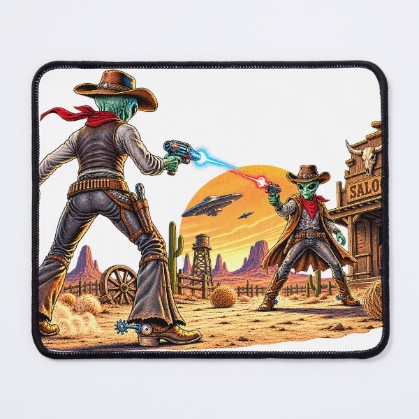 Item preview, Alien cowboys as gunslingers designed and sold by Fingolfins Welt.