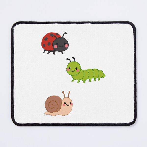 Item preview, Happy Garden Friends Cute Insect Caterpillar Snail Art designed and sold by MORBEAL.
