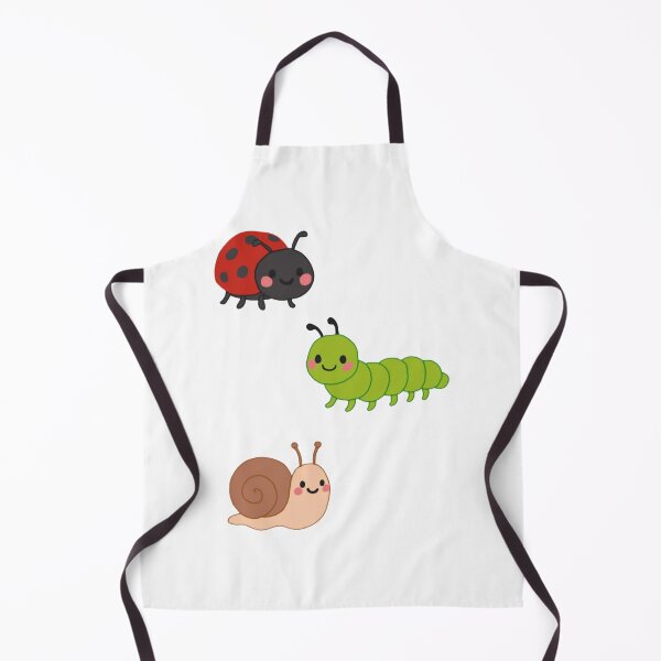 Item preview, Happy Garden Friends Cute Insect Caterpillar Snail Art designed and sold by MORBEAL.