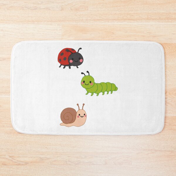 Item preview, Happy Garden Friends Cute Insect Caterpillar Snail Art designed and sold by MORBEAL.