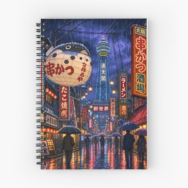 Item preview, Rainy Tsutenkaku Shinsekai Pixel Art designed and sold by sabusabu78.