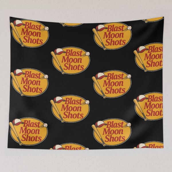 Artikelvorschau, Blast Moon Retro Vintage Shots Baseball Home Run entworfen und verkauft von Mind-Drift.