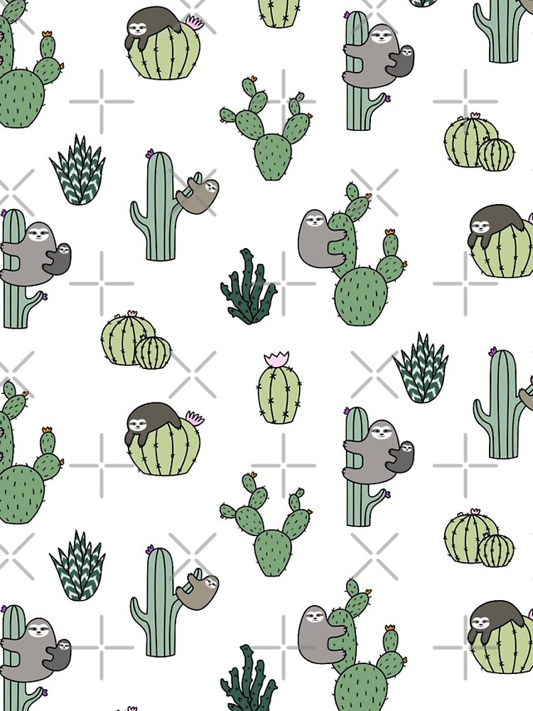 Cacti Sloths by Shopzoki